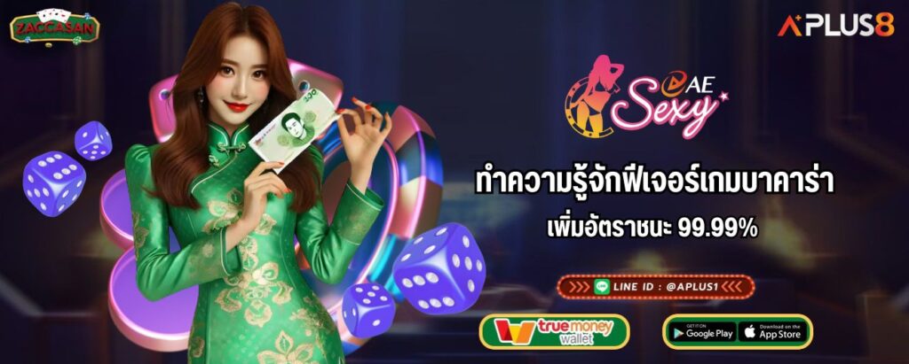 ทำความรู้จักฟีเจอร์เกมบาคาร่า เพิ่มอัตราชนะ 99.99%